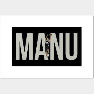 Manu Ginobili - San Antonio Spurs Posters and Art